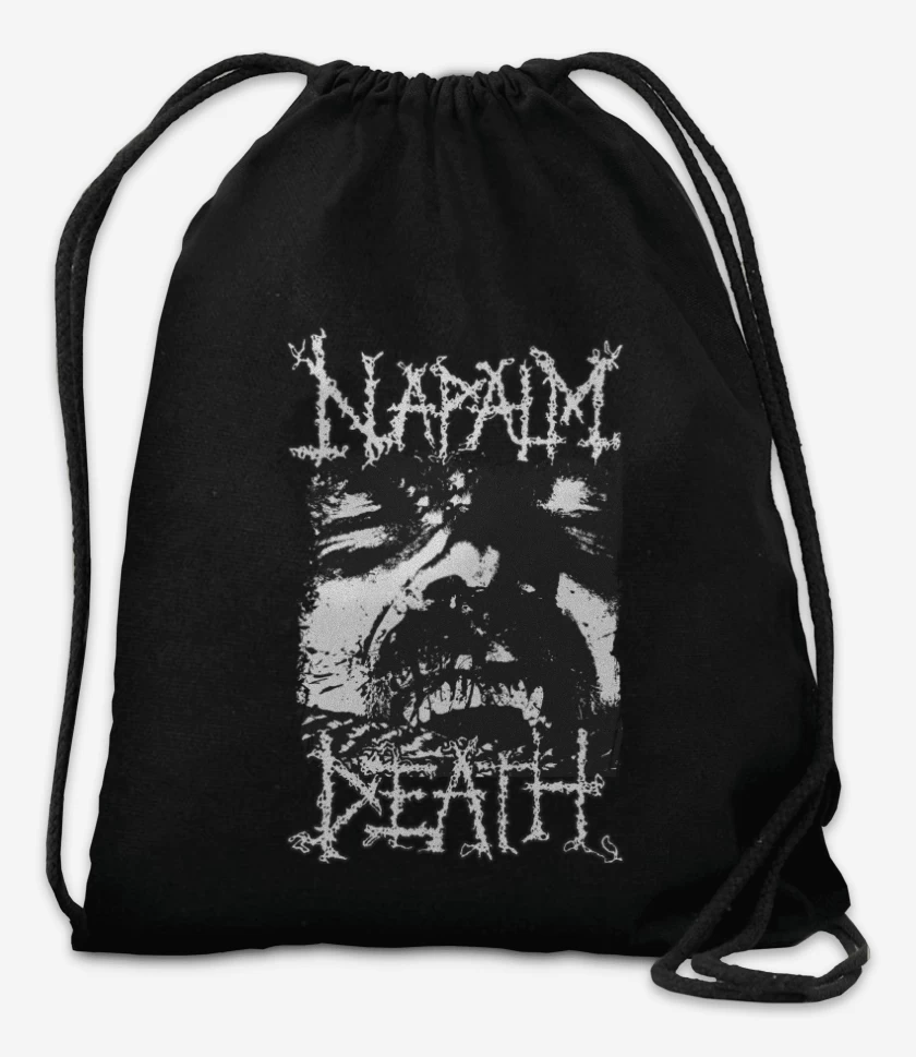 Mochila Negro de Napalm Death Logic Ravaged by Brute Force