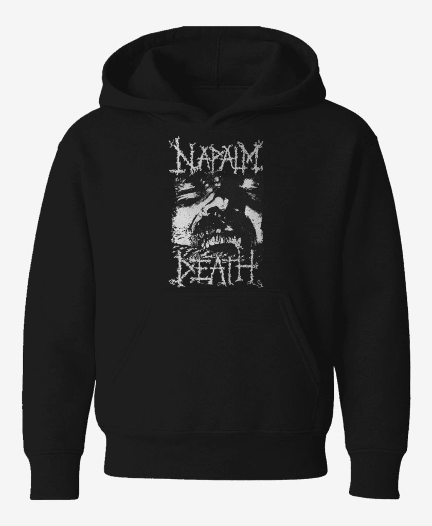 Poleron de niño Negro de Napalm Death Logic Ravaged by Brute Force