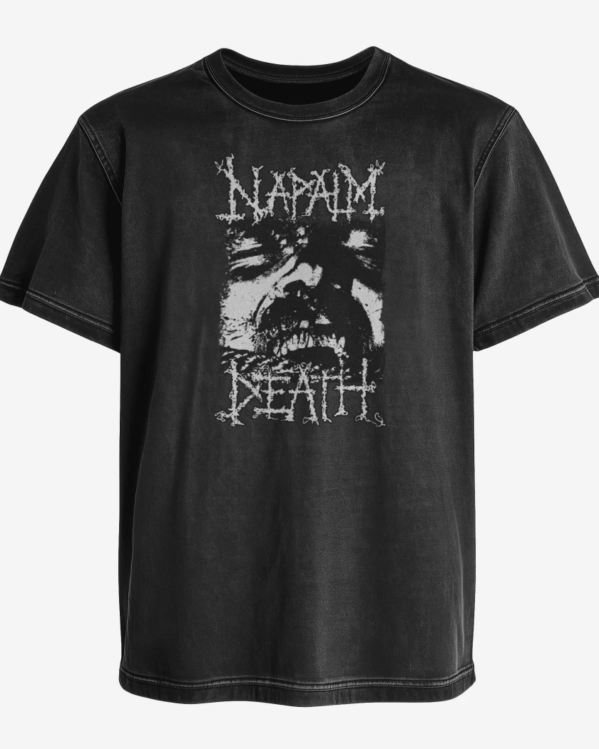 Polera desgastada Napalm Death Logic Ravaged by Brute Force