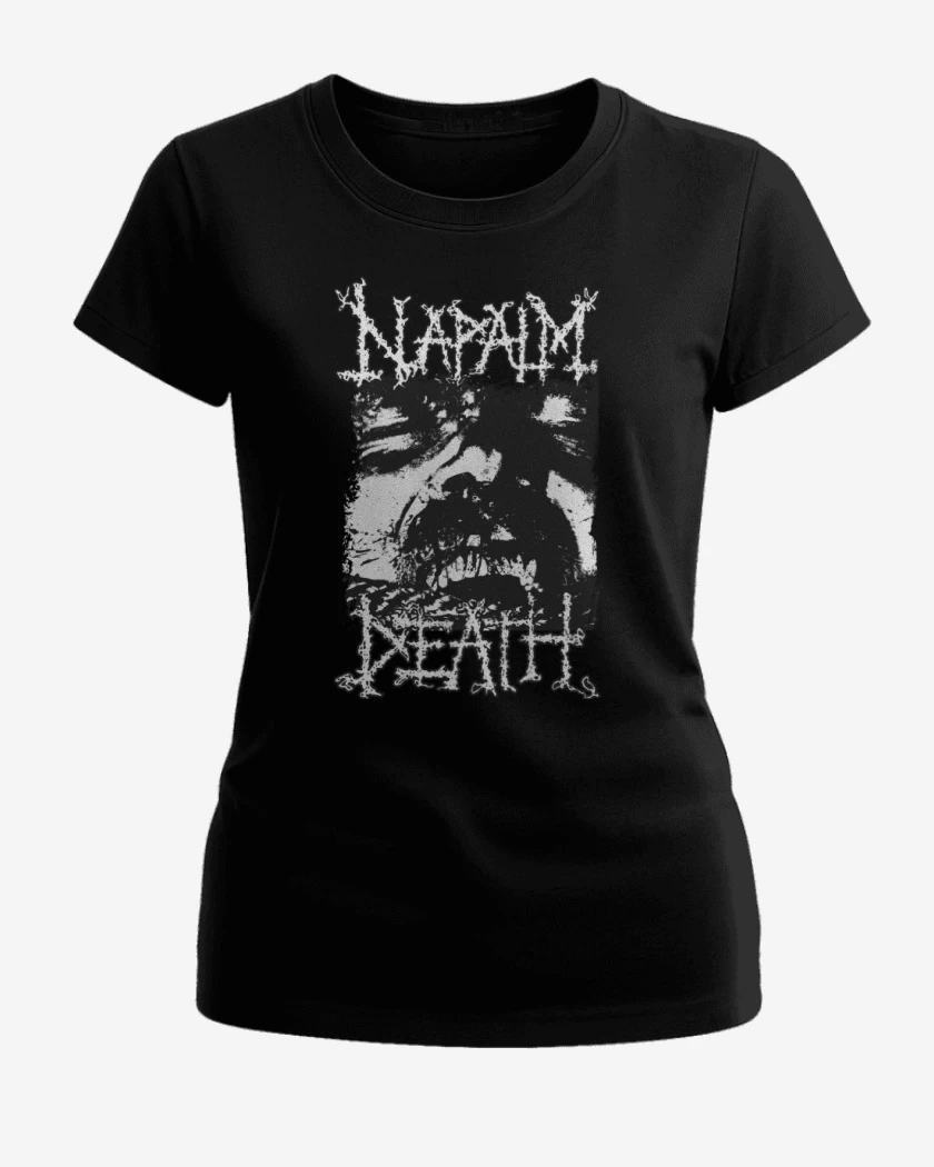 Polera de Mujer Negro de Napalm Death Logic Ravaged by Brute Force