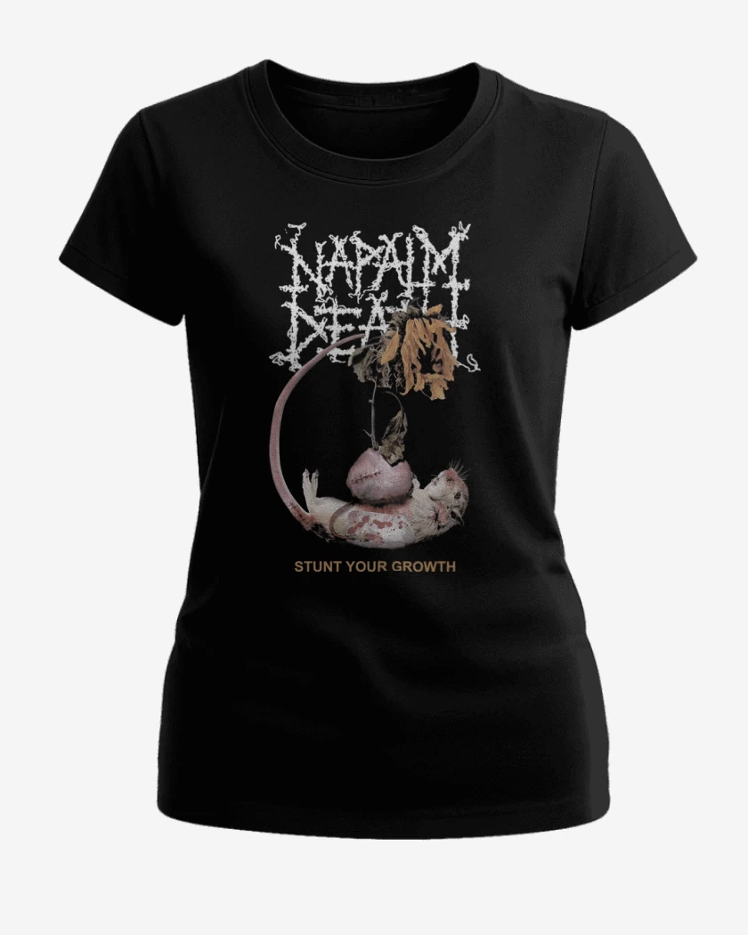 Polera de Mujer Negro de Napalm Death Stunt Your Growth