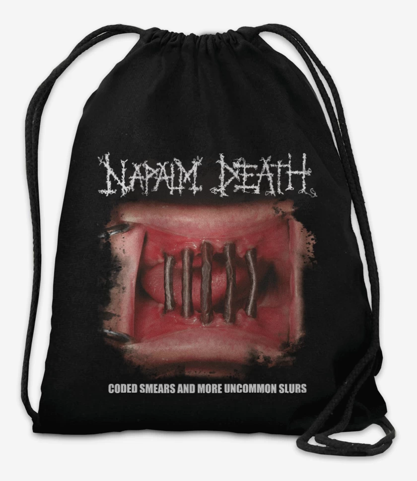 Mochila Negro de Napalm Death Coded Smears