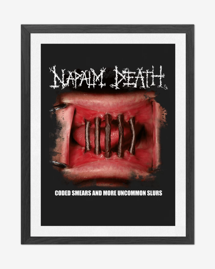 Cuadro decorativo Napalm Death Coded Smears