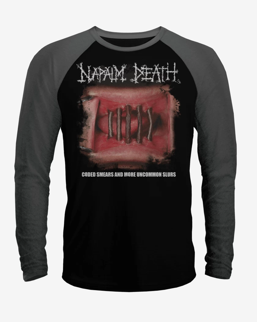 Polera Raglan Napalm Death Coded Smears