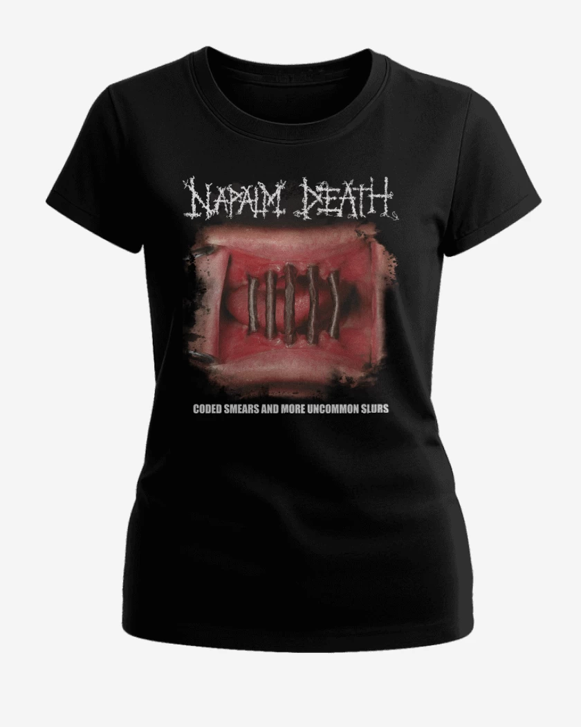 Polera de Mujer Napalm Death Coded Smears