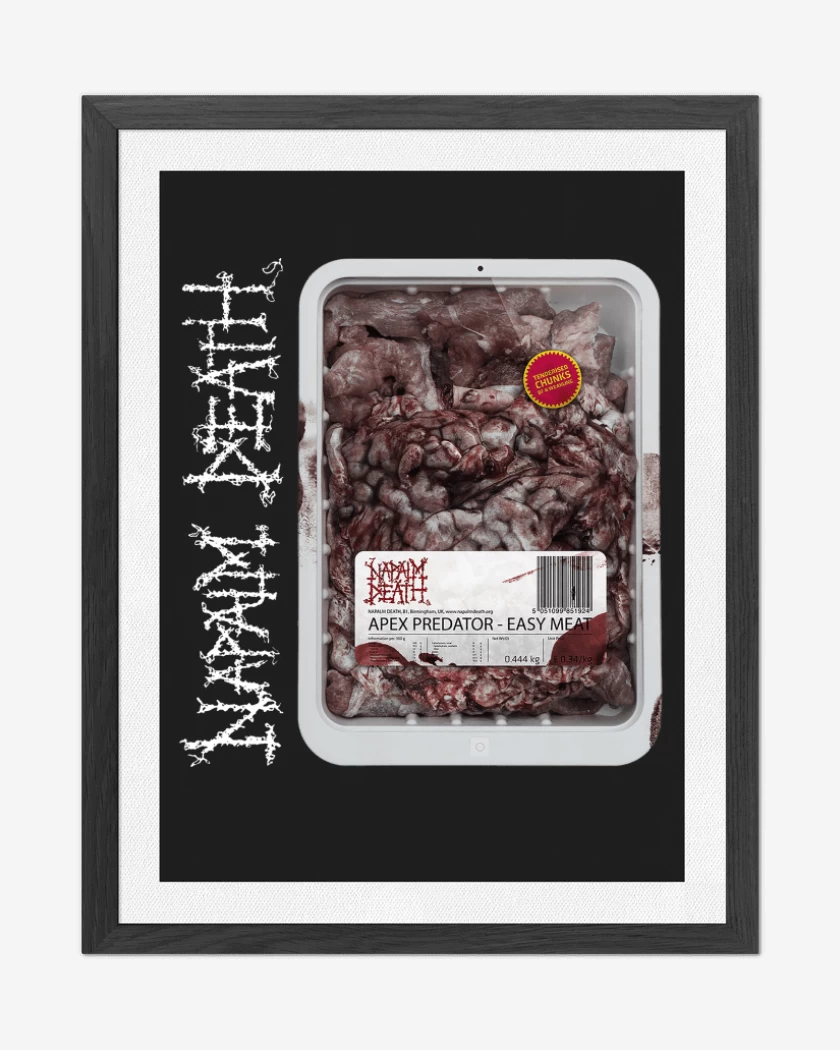 Cuadro decorativo Negro de Napalm Death Apex Predator