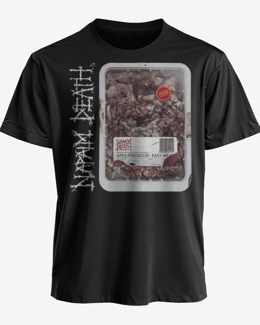 Polera premium Negro de Napalm Death Apex Predator