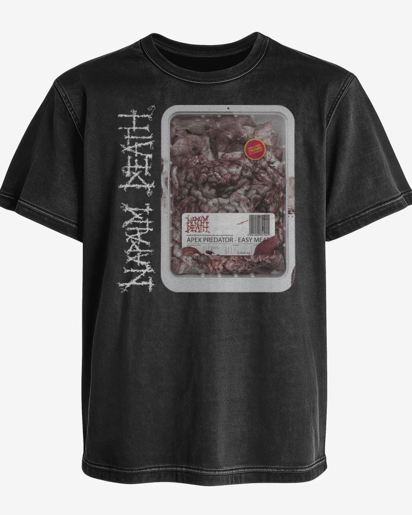 Polera desgastada Napalm Death Apex Predator