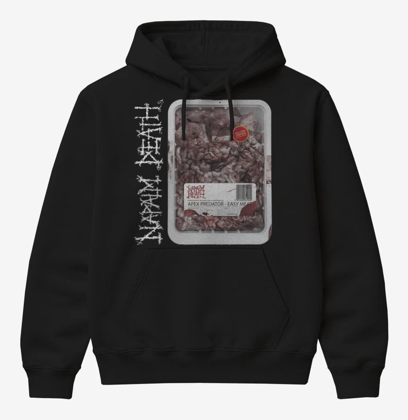 Poleron Canguro básico Negro de Napalm Death Apex Predator