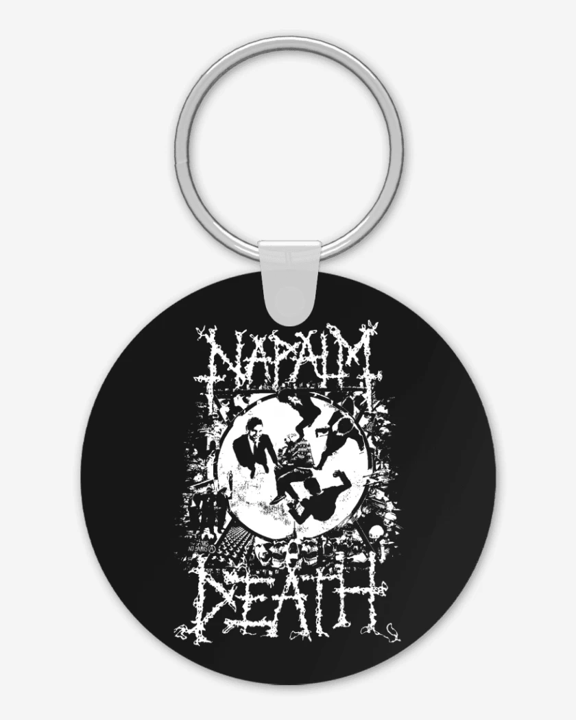 Llavero Negro de Napalm Death Utilitarian