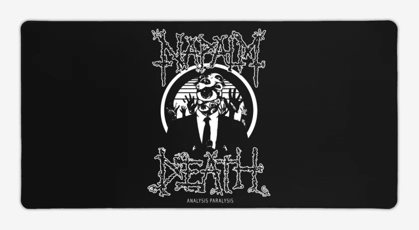 Mouse pad Gamer Napalm Death Analysis Paralysis