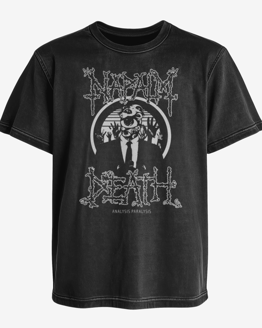 Polera desgastada Napalm Death Analysis Paralysis