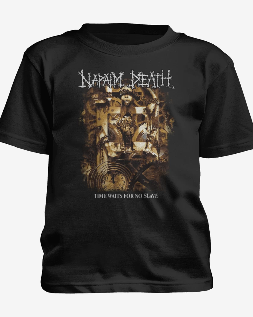 Polera de niño Negro de Napalm Death Time Waits for No Slave