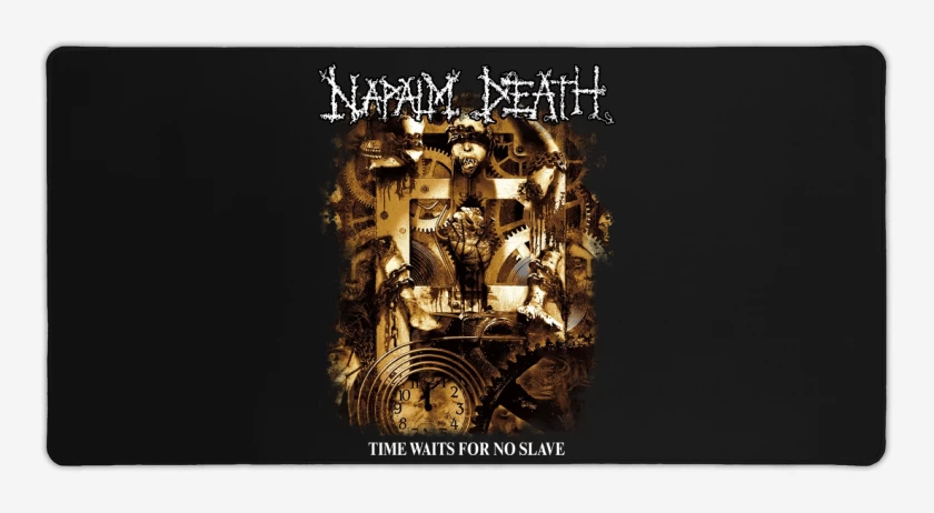 Mouse pad Gamer Napalm Death Time Waits for No Slave