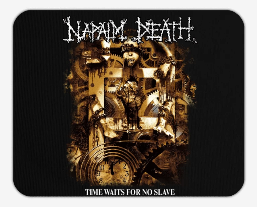 Mousepad Napalm Death Time Waits for No Slave
