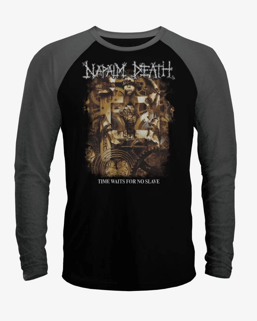 Polera Raglan Napalm Death Time Waits for No Slave