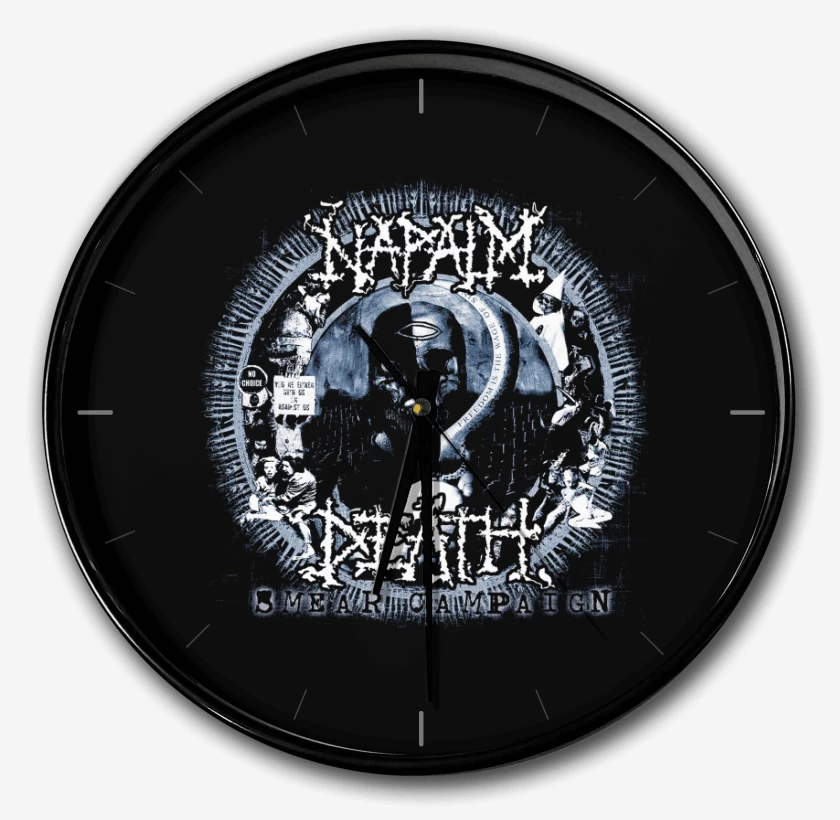 Reloj Negro de Napalm Smear Camping