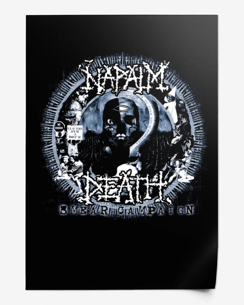 Print Napalm Smear Camping