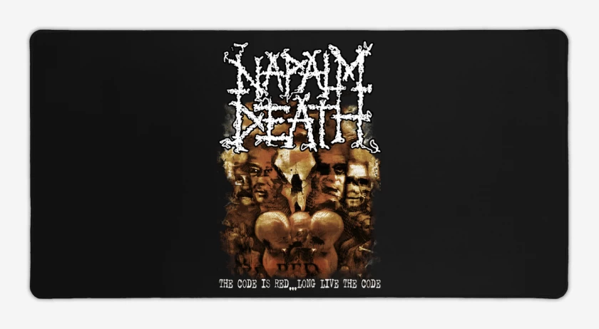 Mouse pad Gamer Napalm Death The Code Is Red