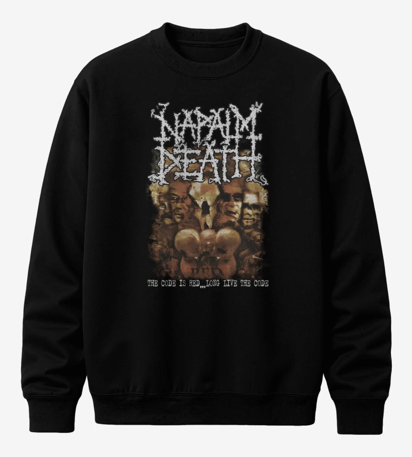 Poleron polo Napalm Death The Code Is Red