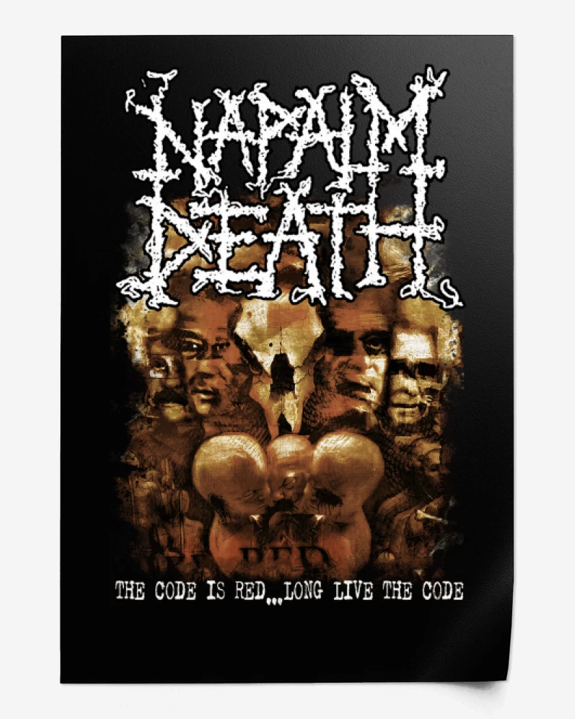 Print Napalm Death The Code Is Red