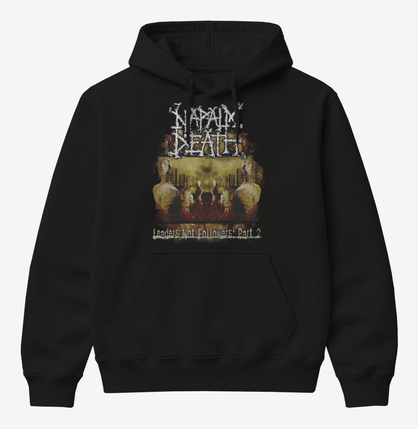 Poleron Canguro básico Negro de Napalm Death Leaders Not Followers: Part 2