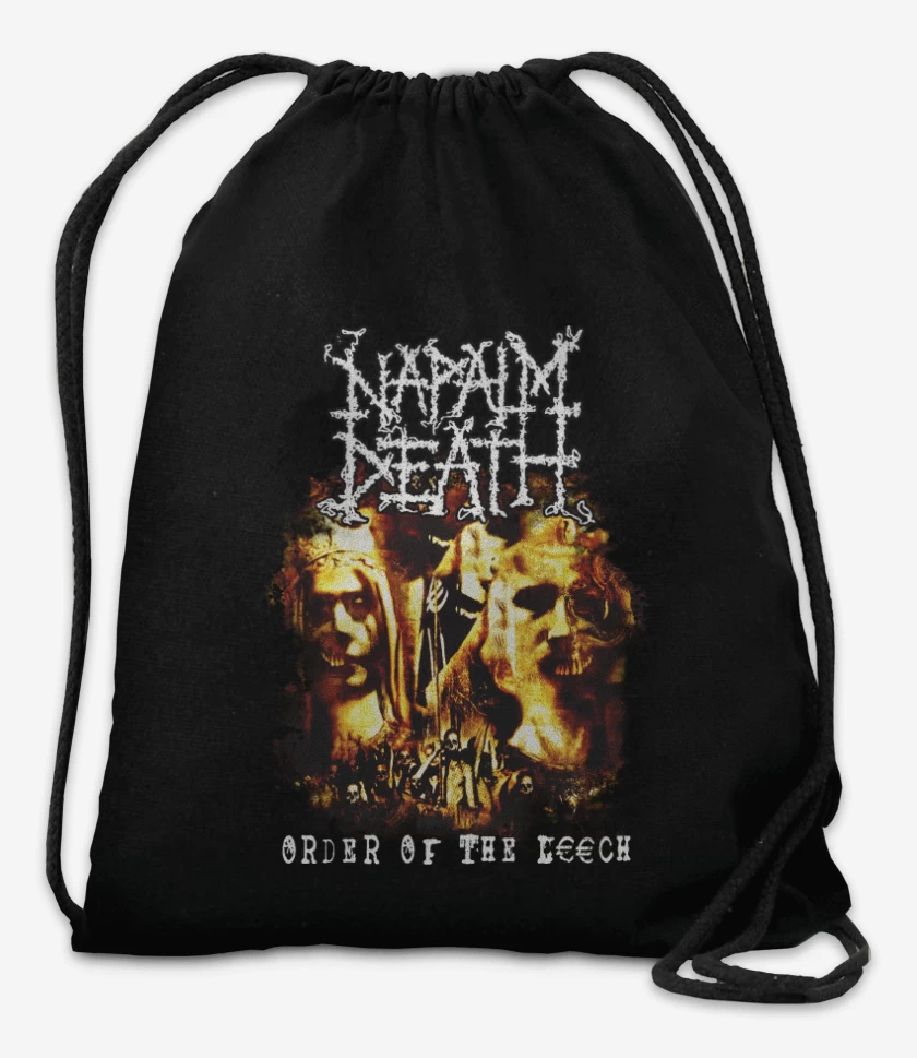 Mochila Negro de Napalm Death Order of the Leech