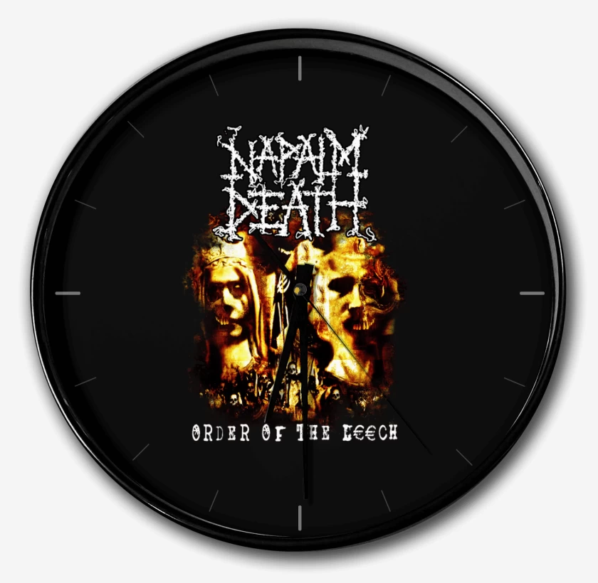 Reloj Negro de Napalm Death Order of the Leech