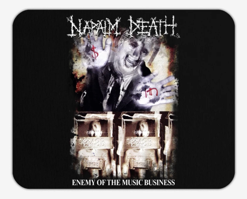 Mousepad Napalm Death Enemy of the Music Business