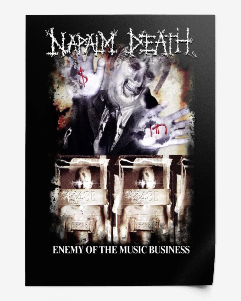 Print Napalm Death Enemy of the Music Business