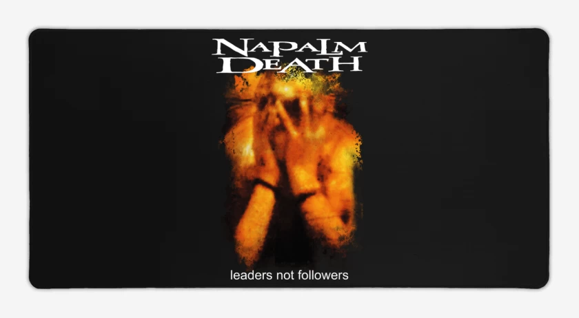Mouse pad Gamer Napalm Death Leaders Not Followers