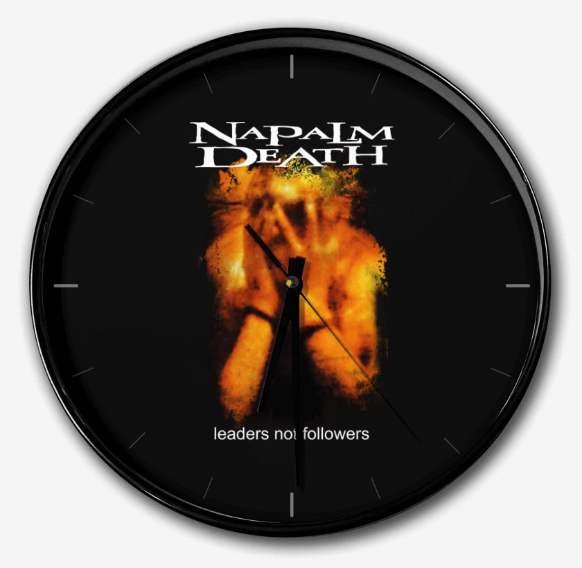 Reloj Negro de Napalm Death Leaders Not Followers
