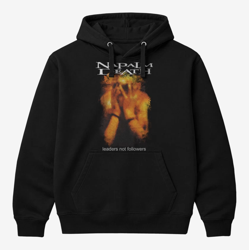 Polerón Canguro Negro de Napalm Death Leaders Not Followers