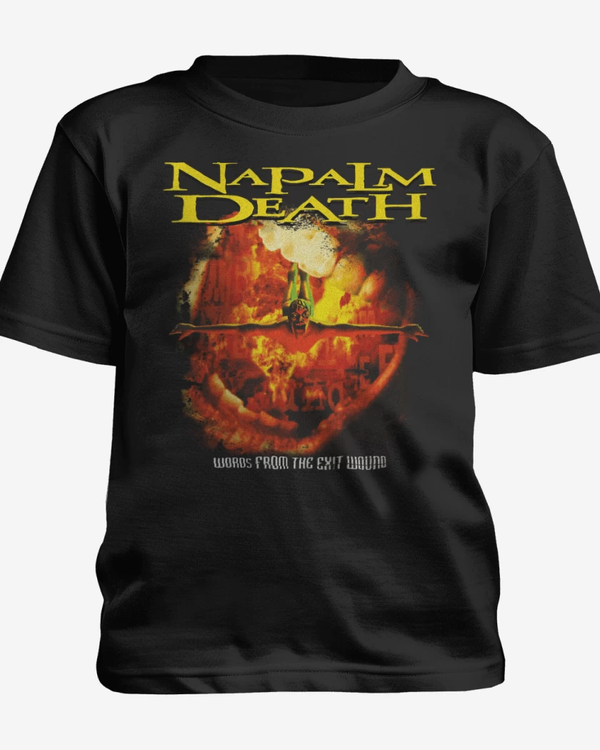 Polera de niño Negro de Napalm Death Words From The Exit Wound