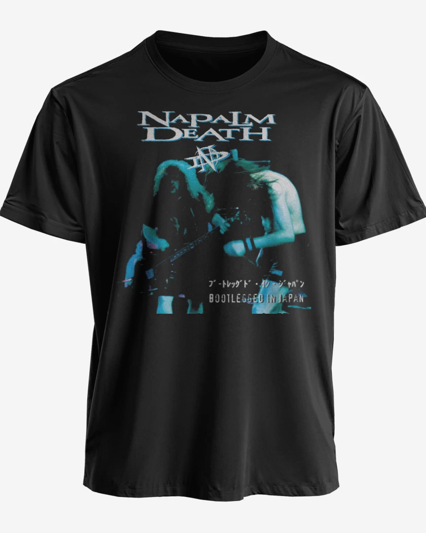 Polera Napalm Death Bootlegged in Japan
