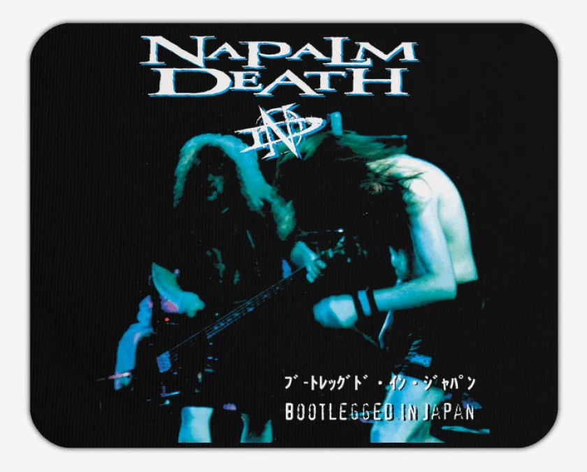 Mousepad Napalm Death Bootlegged in Japan