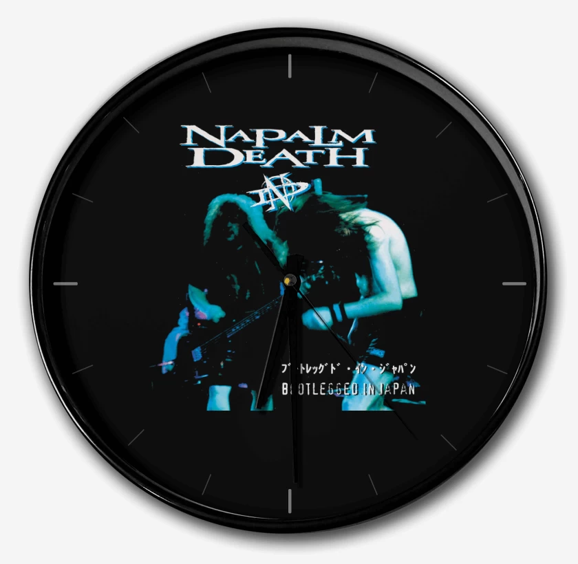 Reloj Negro de Napalm Death Bootlegged in Japan