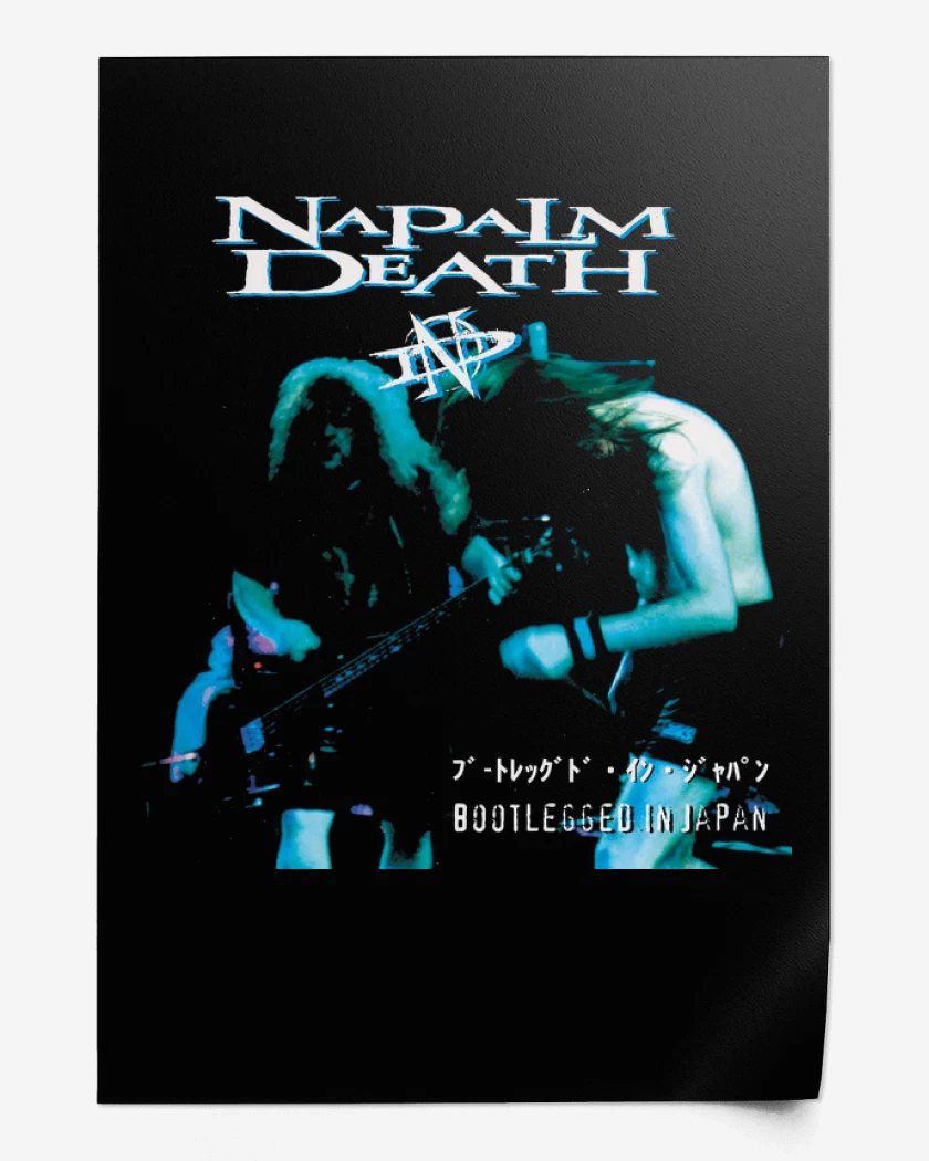 Print Napalm Death Bootlegged in Japan