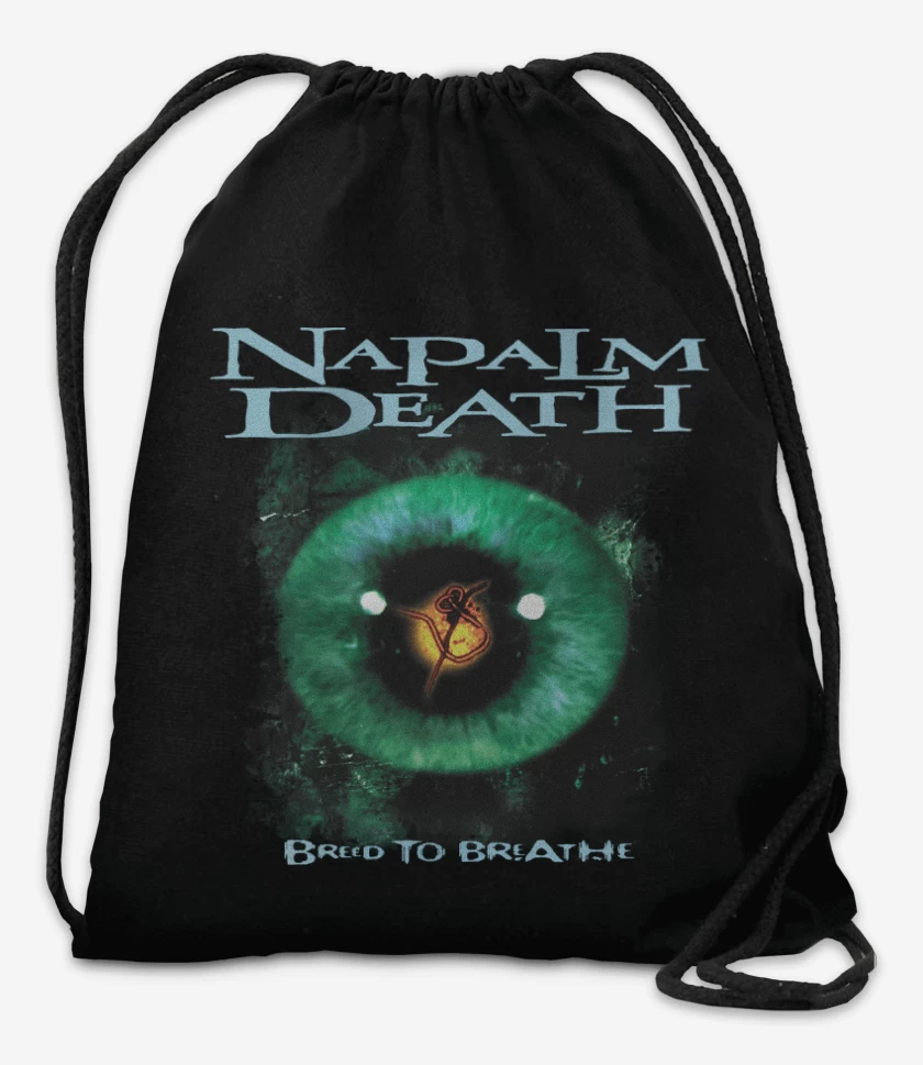 Mochila Negro de Napalm Death Breed to Breathe