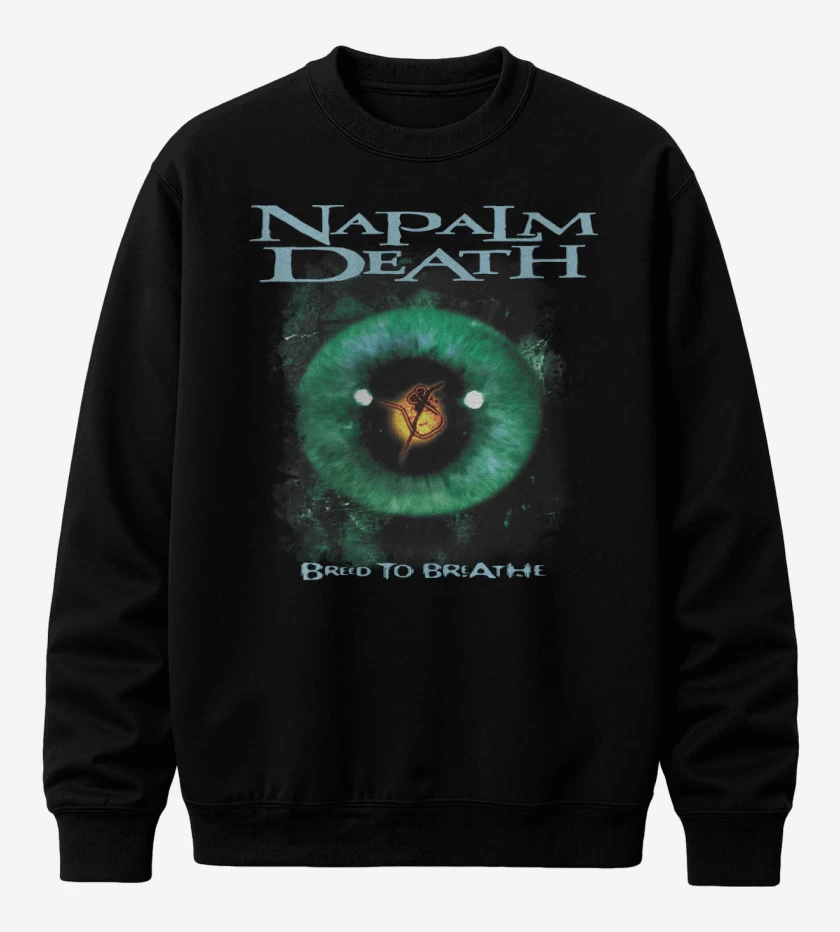 Poleron polo Napalm Death Breed to Breathe