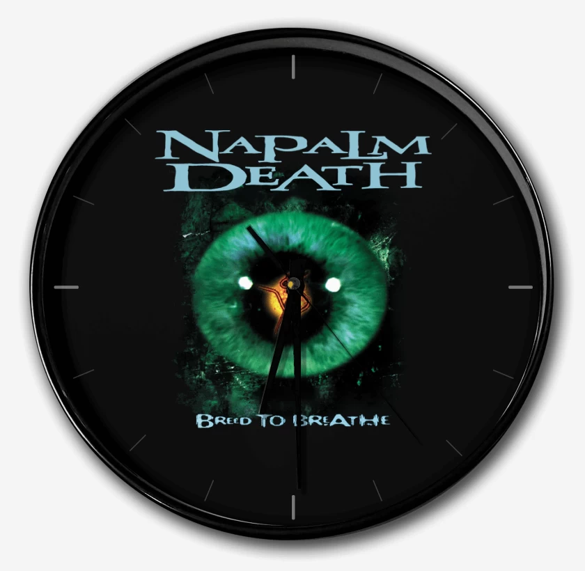 Reloj Negro de Napalm Death Breed to Breathe