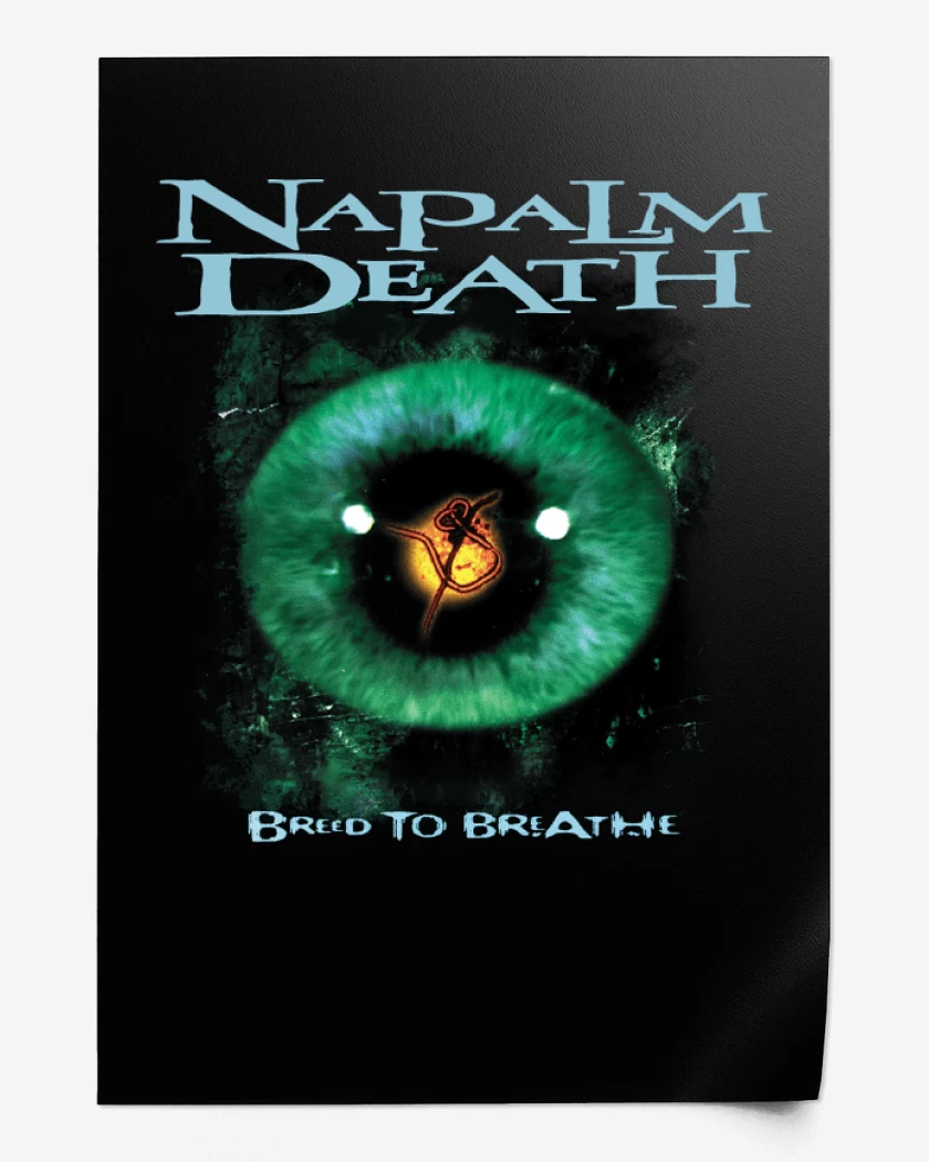 Print Napalm Death Breed to Breathe
