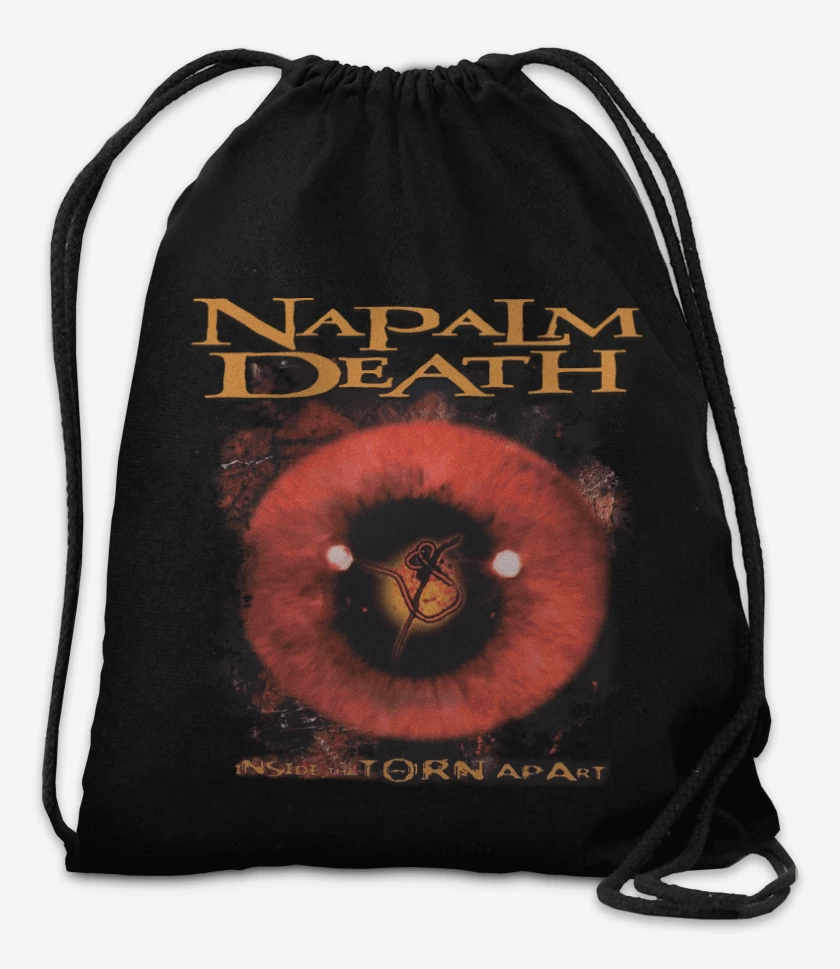 Mochila Negro de Napalm Death Inside the Torn Apart