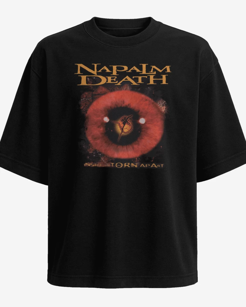 Polera Oversize Napalm Death Inside the Torn Apart