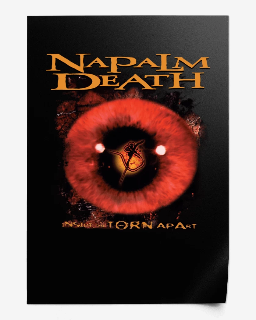 Print Napalm Death Inside the Torn Apart