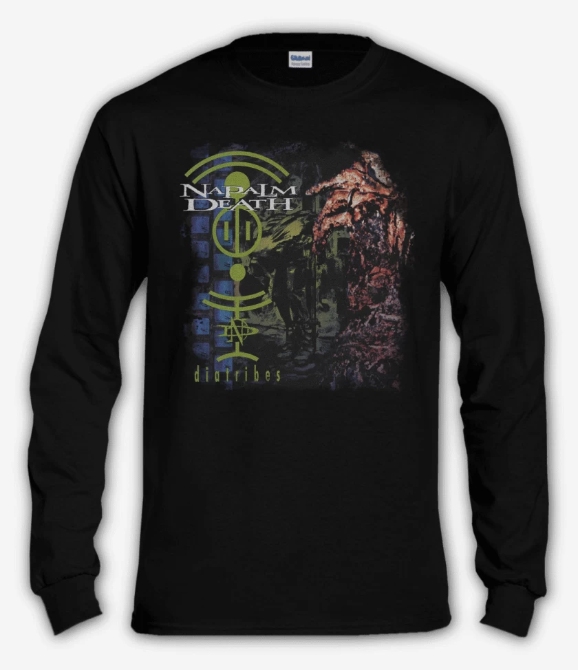 Polera manga larga Napalm Death Diatribes