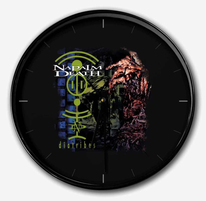 Reloj Negro de Napalm Death Diatribes