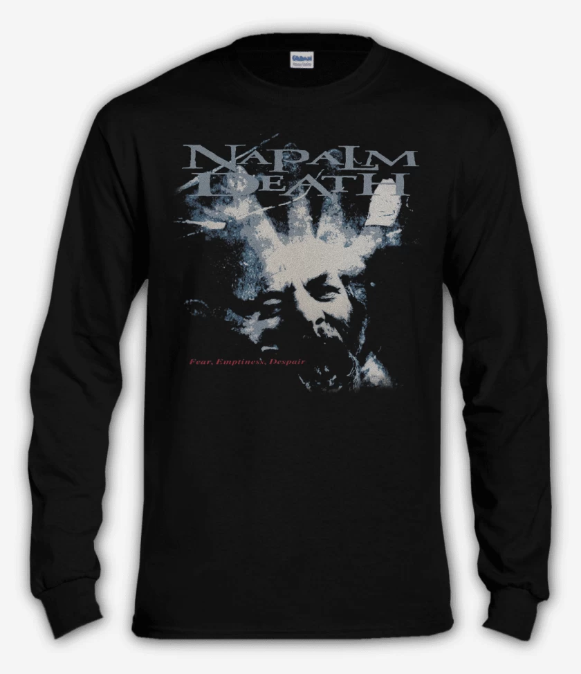 Polera manga larga Napalm Death Fear Emptiness Despair