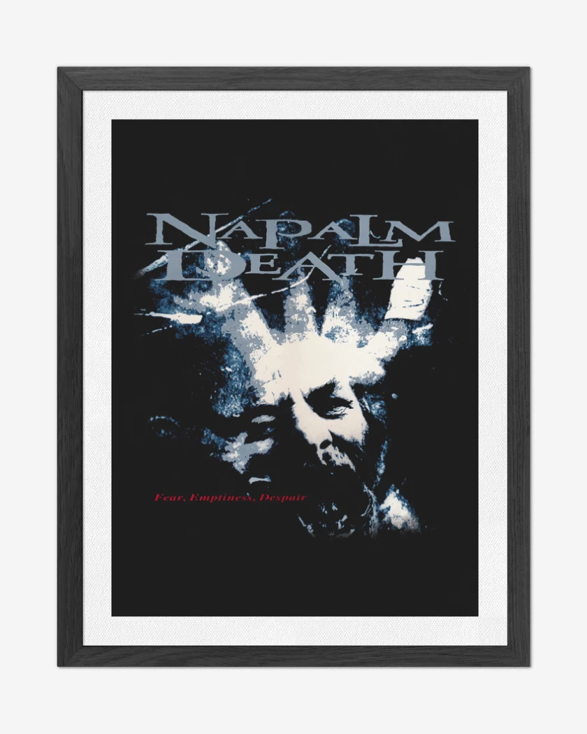 Cuadro decorativo Napalm Death Fear Emptiness Despair