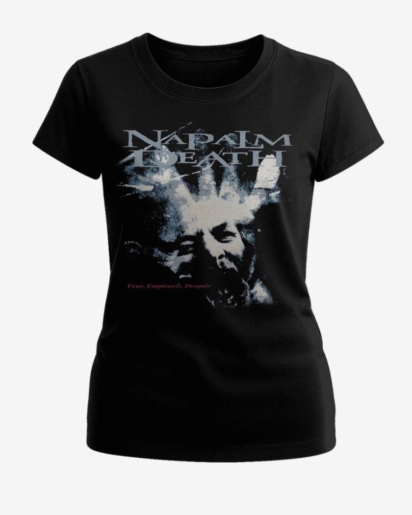 Polera de Mujer Napalm Death Fear Emptiness Despair